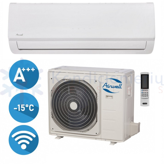 Airwell Aura HDLA-070N-09M25 YDAA-070H-09M25 7.03/7.33 kW kondicionierius