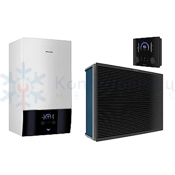 ELBH12E9W - ERRA08EW1 Daikin Altherma 3 R MT sieninis 7.95 kW oras-vanduo šilumos siurblys