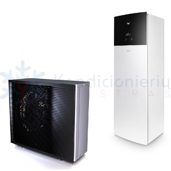 ELVH12S23E6V - ERRA08EW1 Daikin Altherma 3 R MT 7.95 kW oras-vanduo šilumos siurblys su 230 L talpa