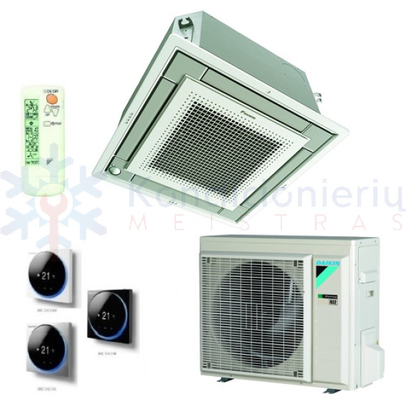 FFA60A9-RXM60R DAIKIN kasetinis Fully Flat Compact 5.7/7.0 kW kondicionierius