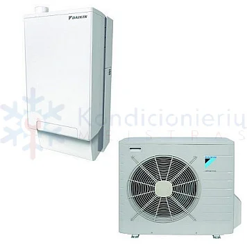 EVLQ08CV3 - EHYHBX08AV3 - EHYKOMB33AA Daikin Altherma 10.02 kW oras-vanduo-dujos hibridinis šilumos siurblys