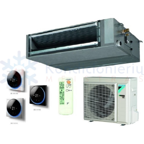 FBA60A9-RXM60R DAIKIN ortakinis iki 150PA 5.7/7.0 kW kondicionierius