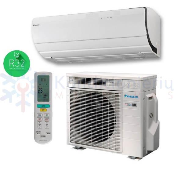 FTXZ50N-RXZ50N Daikin Ururu Sarara 5.0/6.3 kW oro kondicionierius - šilumos siurblys