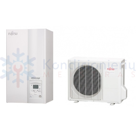 WSYA100DG6-WOYA080LFCA Fujitsu 7.5 kW šilumos siurblys oras-vanduo