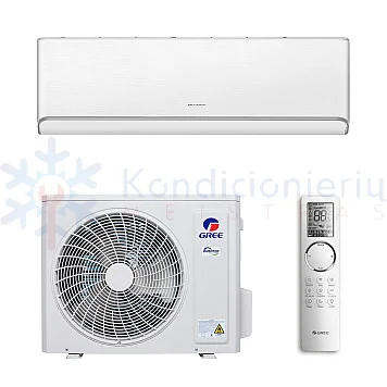 GWH24AVEXF-K6DNA1A/O-W Gree Airy White 7.1/7.8 kW šilumos siurblys