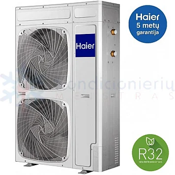 AU112FYCRA(HW) + YR-E27 + ATW-A01 HAIER 12 kW šilumos siurblys oras - vanduo