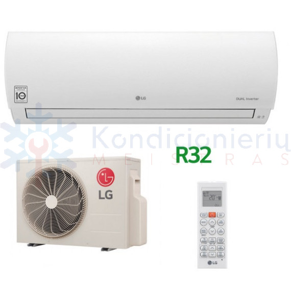 LG Prestige Plius Nordic F12KM.NSM/F12KM.U24 3.5/4.0 kW kondicionierius - šilumos siurblys