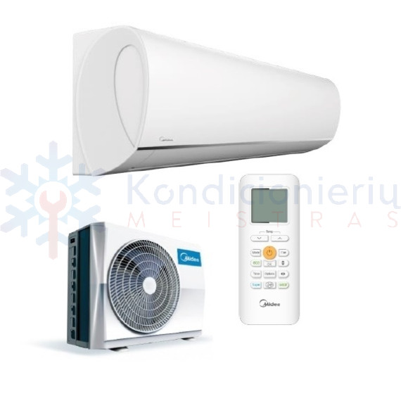 MA-24NXD0-I MA-24N8D0-O Midea Blanc 7.0/7.6 kW kondicionierius