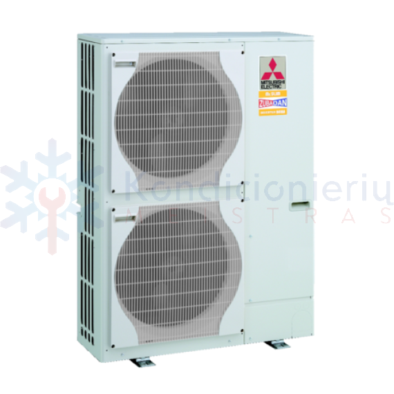 PUHZ-SHW112YHA Mitsubishi Electric Power Inverter Zubadan 10.0/11.2 kW išorinis įrenginys