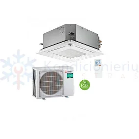 SLZ-M35FA SLP-2FALM SUZ-M35VA Mitsubishi Electric 3.5/4.0 kW kasetinis oro kondicionierius - šilumos siurblys