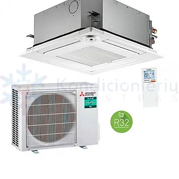 SLZ-M50FA SLP-2FALM SUZ-M50VA Mitsubishi Electric 4.6/5.0 kW kasetinis oro kondicionierius - šilumos siurblys