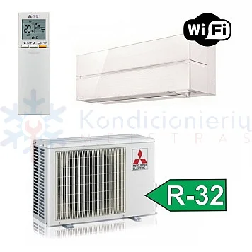MSZ-LN50VG2W MUZ-LN50VGHZ2 Mitsubishi Electric 5.0/6.0 kW oro kondicionierius - šilumos siurblys