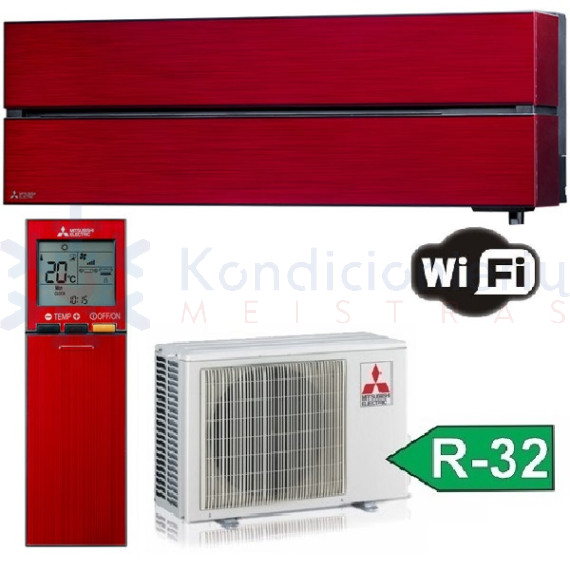 MSZ-LN50VG2R MUZ-LN50VGHZ2 Mitsubishi Electric 5.0/6.0 kW oro kondicionierius - šilumos siurblys