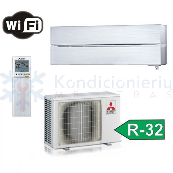 MSZ-LN35VG2V MUZ-LN35VGHZ2 Mitsubishi Electric 3.5/4.0 kW oro kondicionierius - šilumos siurblys