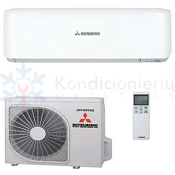 SRK/SRC25ZS-W Mitsubishi Heavy Industries 2.5/3.2 kW oro kondicionierius – šilumos siurblys