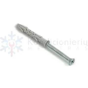 KPS6-40 ELEMATIC Kaištis plast. su medsraigčiu 6-40