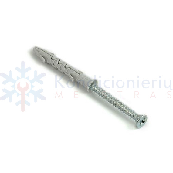 KPS6-40 ELEMATIC Kaištis plast. su medsraigčiu 6-40 KPS6-40 ELEMATIC Kaištis plast. su medsraigčiu 6-40