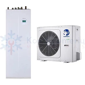 HOP6WODU-HOP100/190IDU 6.2/6.55 kW Nordis oras-vanduo šilumos siurblys