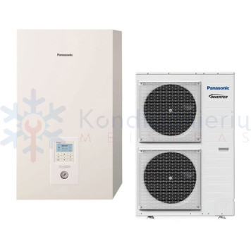WH-SDC09H3E8 / WH-UD09HE8 Panasonic Bi-Bloc 3F 9.0 kW oras-vanduo šilumos siurblys