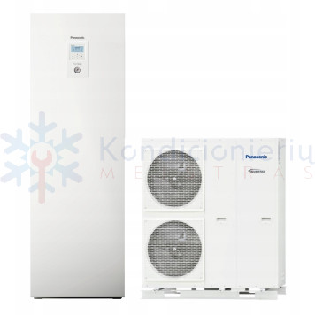 WH-ADC0916H9E8 / WH-UQ09HE8 Panasonic T-CAP 9.0 kW Super tylus oras-vanduo šilumos siurblys su integruota vandens talpa
