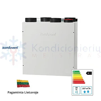 Rekuperatorius KOMFOVENT Domekt R 200 V C8 T – L/A F7/M5