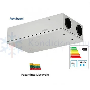 Rekuperatorius KOMFOVENT Domekt R 300 F C8 L/A F7/M5