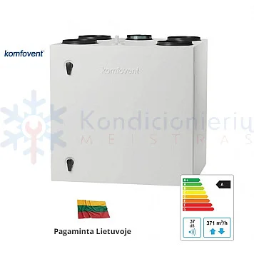 Rekuperatorius KOMFOVENT Domekt R 400 V C6M L/A F7/M5