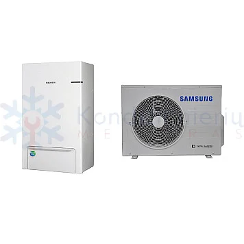 AE090RNYDEG/EU-AE040RXEDEG/EU SAMSUNG 4.4/5.0 kW split (be tūrinio šildytuvo) oras-vanduo šilumos siurblys