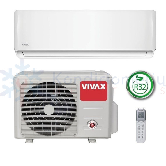 ACP-18CH50AERI White VIVAX 5.3/5.6 kW oro kondicionierius - šilumos siurblys