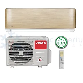 ACP-09CH25AERI Gold VIVAX 2.6/2.9 kW oro kondicionierius - šilumos siurblys