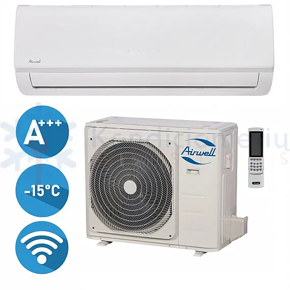 Airwell Aura HDLA-070N-09M25 YDAA-070H-09M25 7.03/7.33 kW kondicionierius