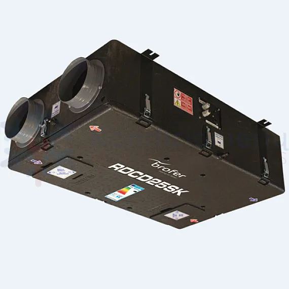 Rekuperatorius Brofer RDCD25SKE su entalpiniu šilumokaičiu