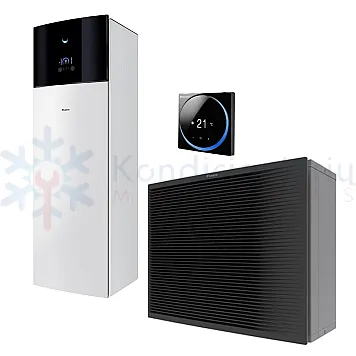 ETVH12S18E9W - EPRA08EW1 Daikin Altherma 3 H MT 7.95 kW oras-vanduo šilumos siurblys su 180 L talpa