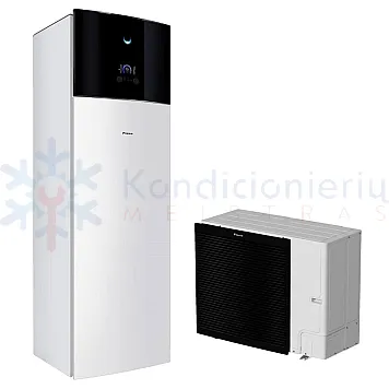 EBVH11S18D6V - ERLA11DW1 Daikin Altherma 3 R 12.44 kW oras-vanduo šilumos siurblys su 180 L talpa