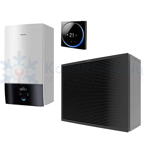 ETBH16E6V - EPRA14DW17 Daikin Altherma 3 H HT sieninis 11.0 kW oras-vanduo šilumos siurblys