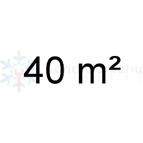 Patalpų plotui iki 40 m²