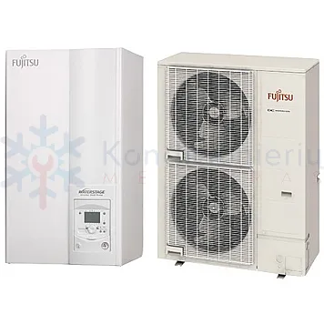 WSYK160DG9-WOYK140LCTA Fujitsu 13.5 kW šilumos siurblys oras-vanduo