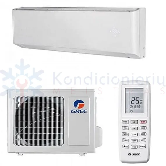 GWH24YE-S6DBA1A/ I / O Gree Amber Nordic 7.03/7.03 kW šilumos siurblys