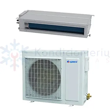 GUD50PS/A-T GUD50W/NhA-T Gree 5.0/5.5 kW ortakinis - kanalinis kondicionierius U-Match