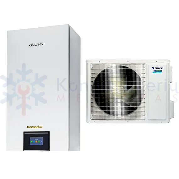 GRS-CQ4.0Pd/ Nhh-E(O) GRS-CQ4.0Pd/ Nhh-E(I) GREE VERSATI III oras-vanduo šilumos siurblys 4.0 kW