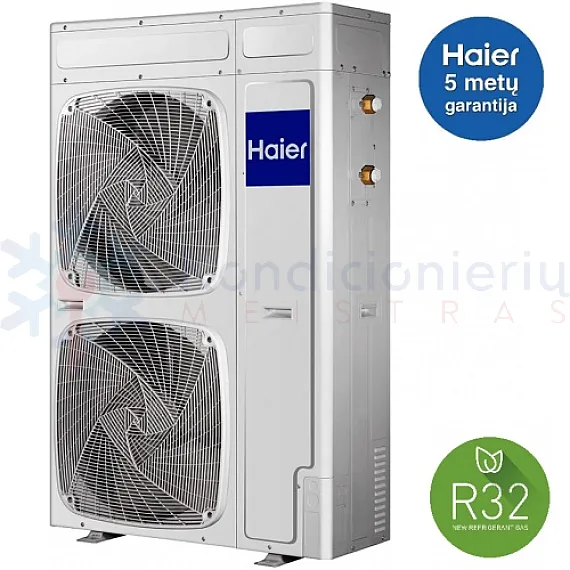 AU112FYCRA(HW) + YR-E27 + ATW-A01 HAIER 12 kW šilumos siurblys oras - vanduo