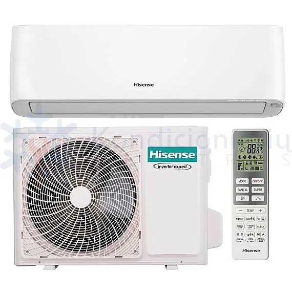 QG25XV0E Hisense Energy Pro+ 2.6/3.2 kW kondicionierius - šilumos siurblys