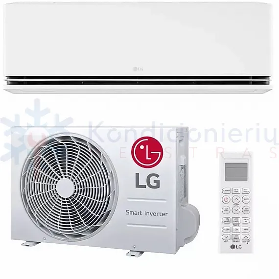 LG Dualcool Premium Deluxe Soft Air bevėjis H09S1D.NS1 H09S1D.U12 2.5/3.2 kW oro kondicionierius