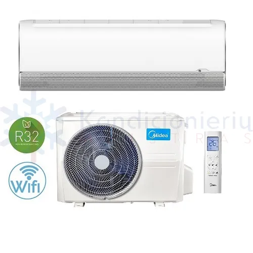 MSFAAU-09HRFN8-QRD6GW - MOX230-09HFN8-QRD6GW-B Midea Breezeless+ 2.6/3.8 kW šilumos siurblys