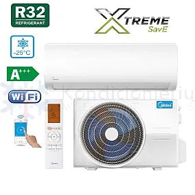 MSAGCU-18HRFNX-QRD0GW - MOX301-18HFN8-QRD0GW Midea Xtreme Save 5.30/5.62 kW šilumos siurblys