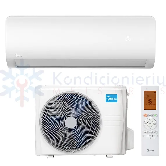 MSAGBU-12HRFNX-QRD0GW - MOX102-12HFN8-QRD0GW Midea Xtreme Save ECO 3.5/3.8 kW šilumos siurblys