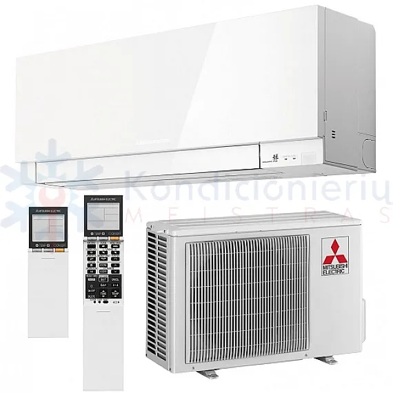 MSZ-EF35VGKW MUZ-EF35VGH Mitsubishi Electric 3.5/4.0 kW oro kondicionierius - šilumos siurblys