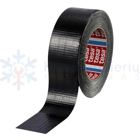 Audinio juosta atspari drėgmei TESA juoda 48/50m