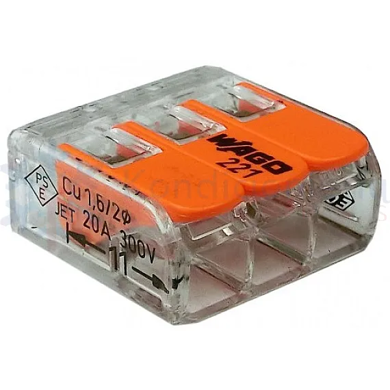 Jungtis Wago 3x0.5-4