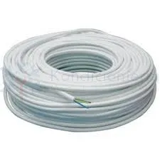 Kabelis baltas apvalus 3x1.5 (100 m)